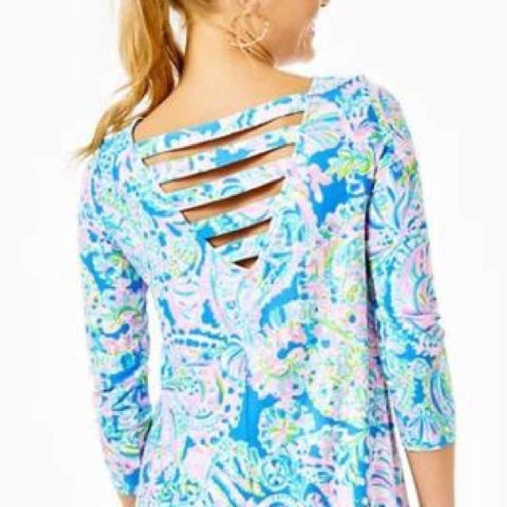 NWT Lilly Pulitzer Ophelia Dress Dream Team - XS - Picture 2 of 7
